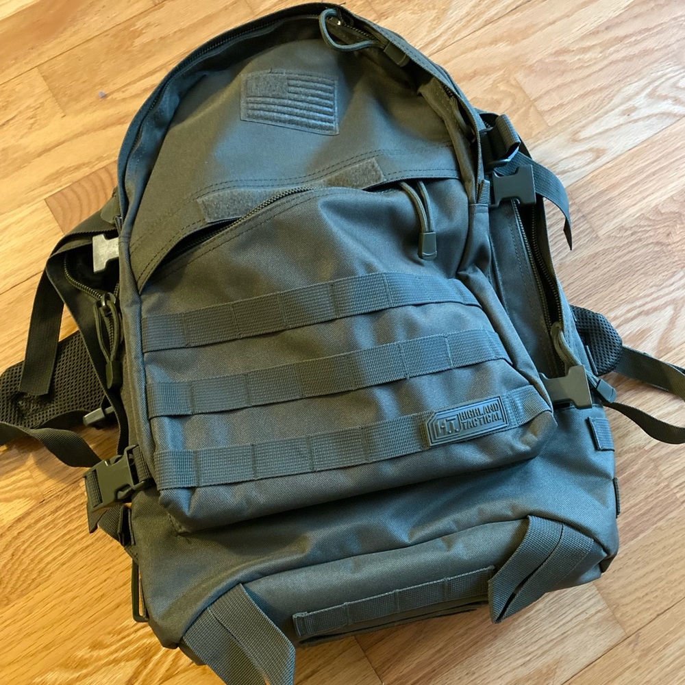 NWOT military inspired backpack